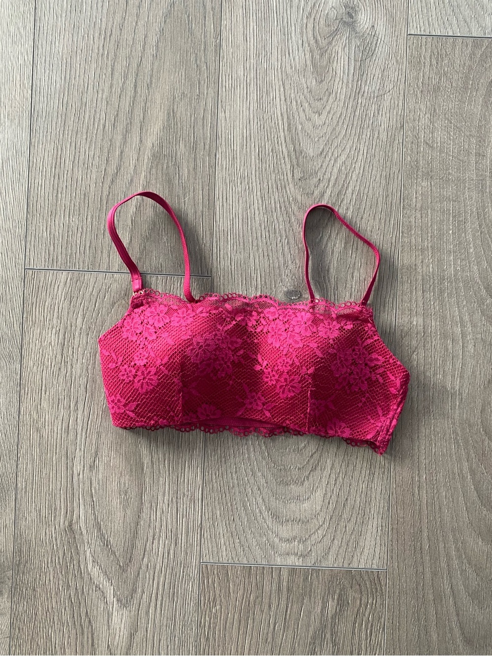 5 for $25 Victoria’s Secret Lace Straight-Neck Lounge Bra